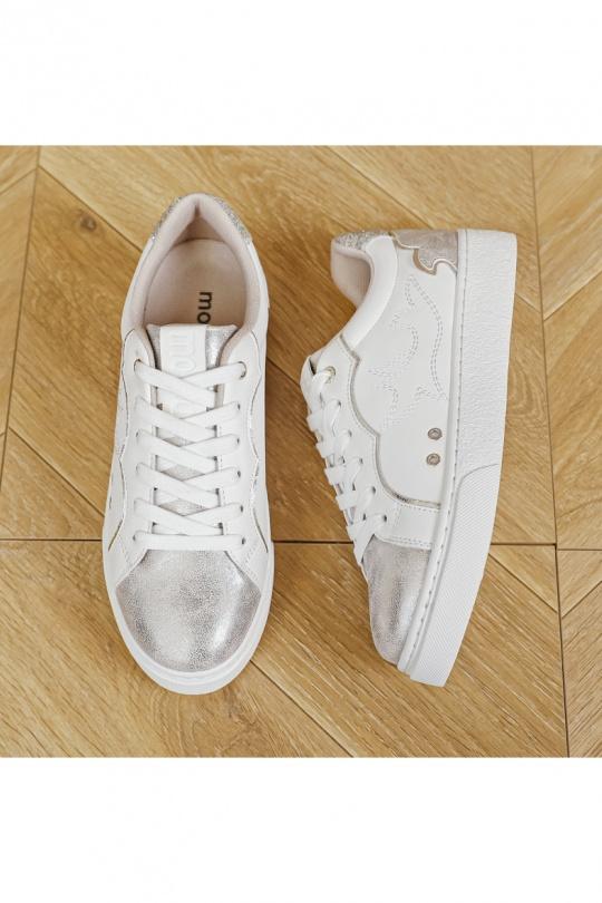 Baskets Chaussures Argent My Stories (Moow) KP5010 Efashion Paris