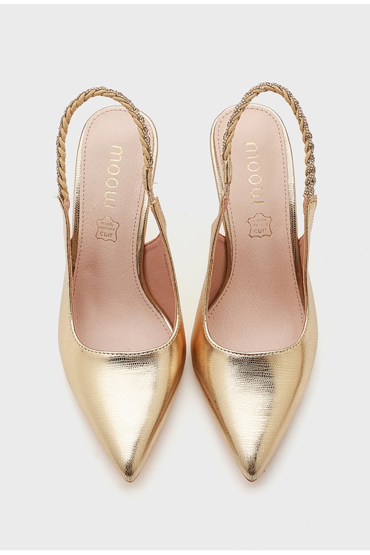 Escarpins Chaussures Or My Stories (Moow) EG6070 Efashion Paris