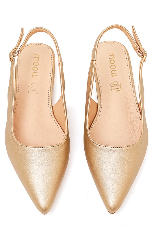 Plus sizes Shoes Gold My Stories (Moow) EA6138L Efashion Paris