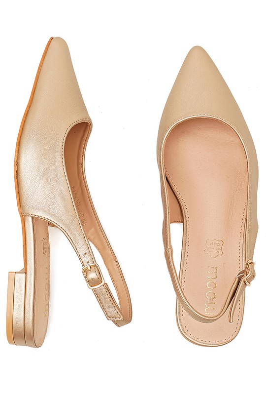 Plus sizes Shoes Gold My Stories (Moow) EA6138L Efashion Paris