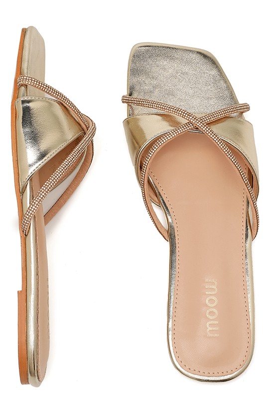 Plus sizes Shoes Champagne My Stories (Moow) MA6139L Efashion Paris