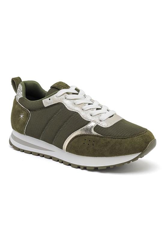Baskets Chaussures Kaki My Stories (Moow) KP5018C Efashion Paris