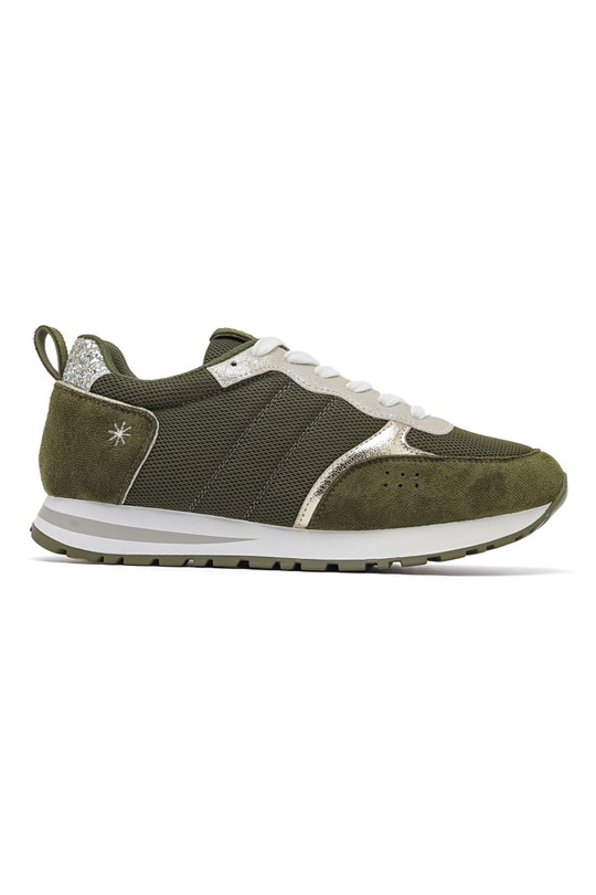 Baskets Chaussures Kaki My Stories (Moow) KP5018C Efashion Paris