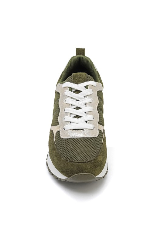 Baskets Chaussures Kaki My Stories (Moow) KP5018C Efashion Paris