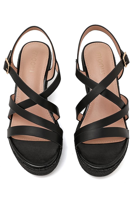De cuña Zapatos Silver My Stories (Moow) SH6162 Efashion Paris