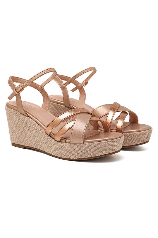 Grandes tailles Chaussures Champagne My Stories (Moow) SH6163C Efashion Paris