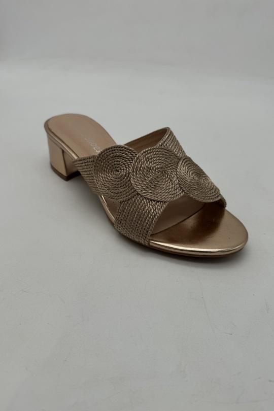 Sandales Chaussures Champagne CHC Shoes N24-1051 Efashion Paris