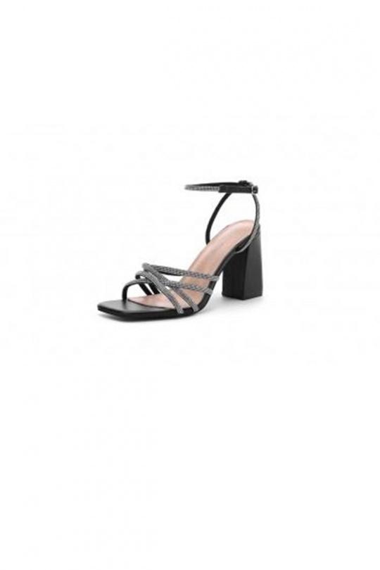 Sandales Chaussures Noir CHC Shoes N25-218 Efashion Paris