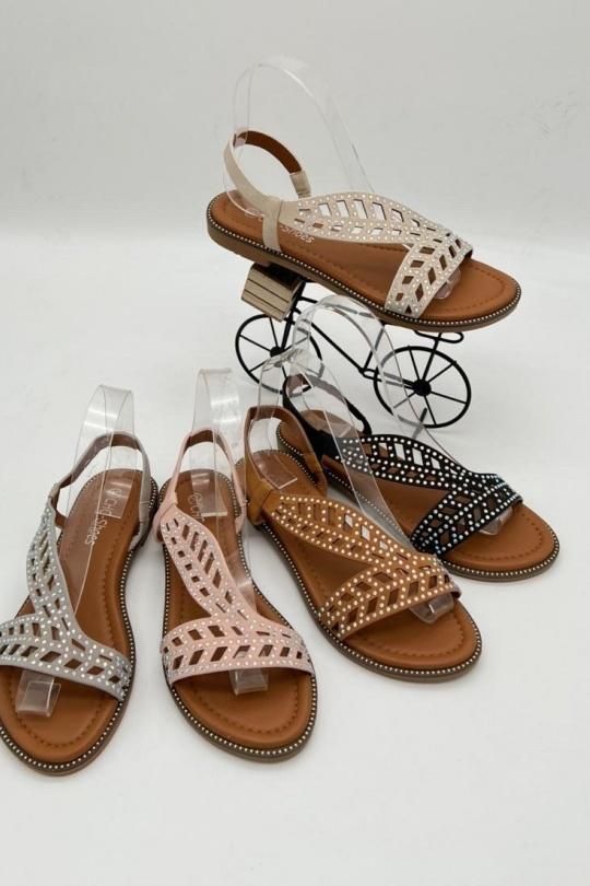 Sandalias Zapatos Black CHC Shoes N21-762 Efashion Paris