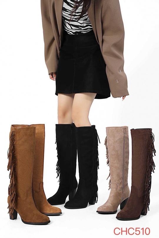 Bottes Chaussures Noir CHC Shoes CHC-510 Efashion Paris