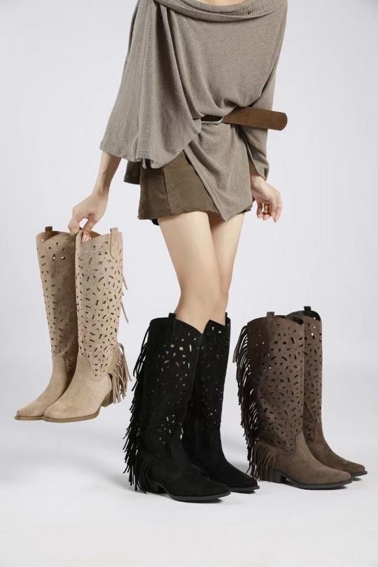 Stivali Scarpe Brown CHC Shoes CHC-526 Efashion Paris