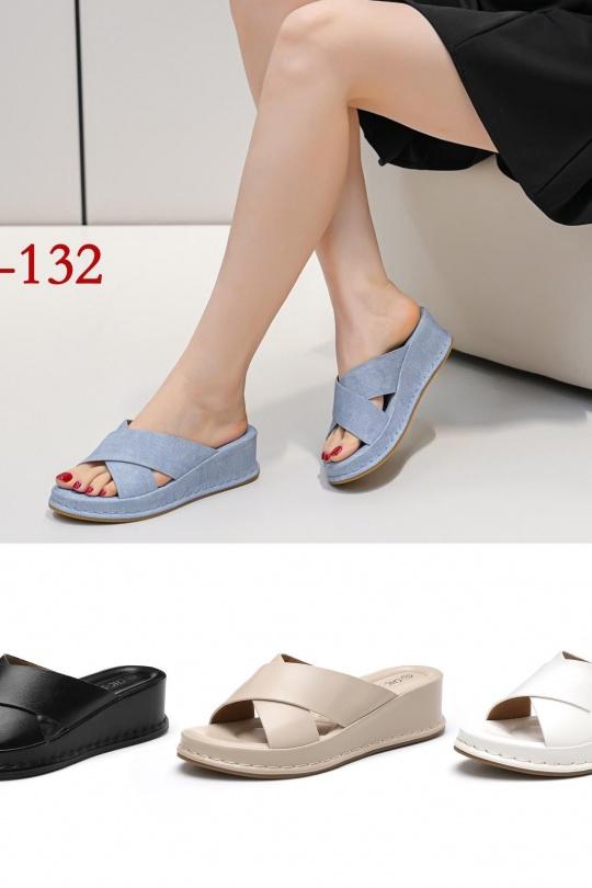 Compensées Chaussures Noir CHC Shoes N25-132 Efashion Paris