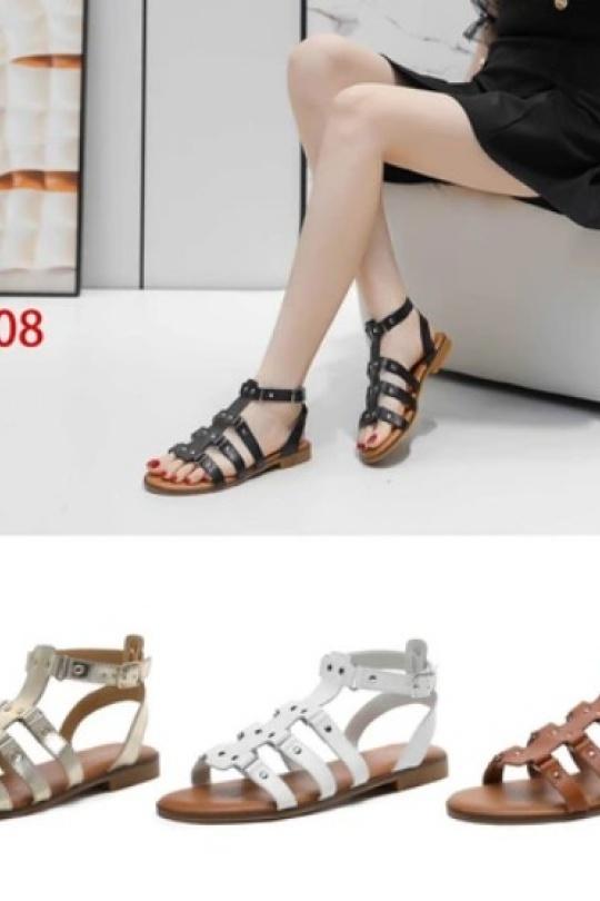 Sandales Chaussures Noir CHC Shoes N25-208 Efashion Paris