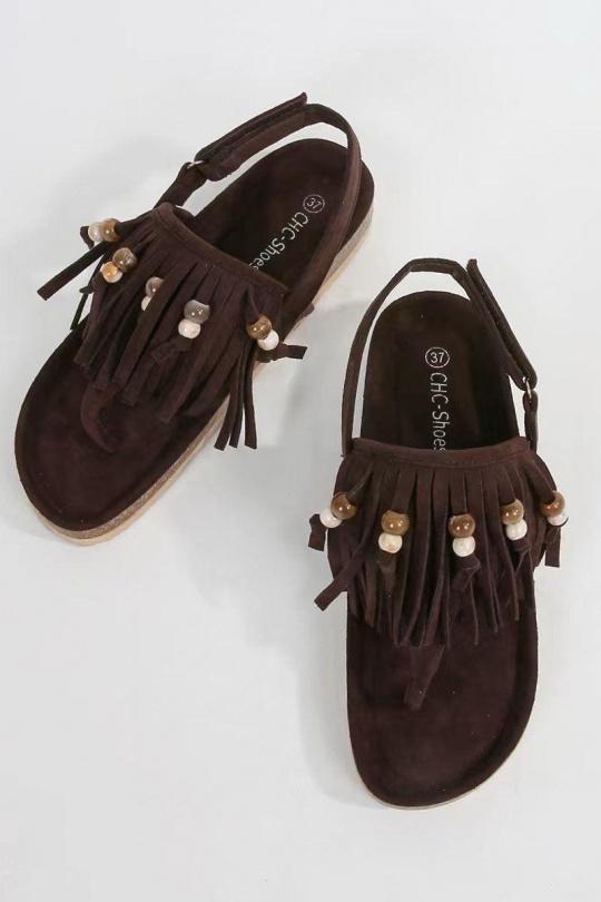 Sandales Chaussures Noir CHC Shoes XQ-002 Efashion Paris