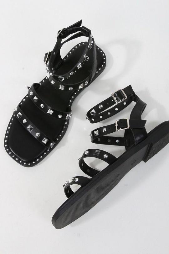 Sandales Chaussures Noir CHC Shoes XQ-005 Efashion Paris