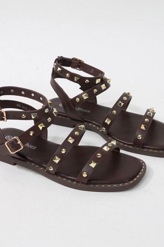 Sandales Chaussures Noir CHC Shoes XQ-005 Efashion Paris