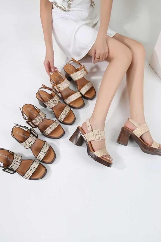 Sandales Chaussures Noir CHC Shoes N26-295 Efashion Paris