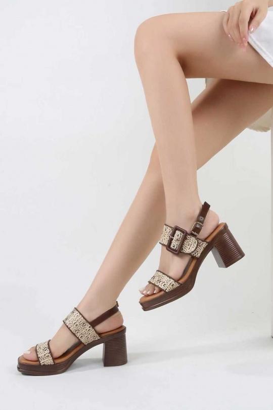 Sandales Chaussures Noir CHC Shoes N26-295 Efashion Paris