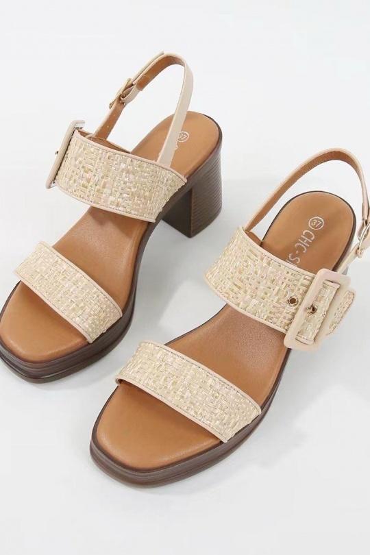 Sandales Chaussures Noir CHC Shoes N26-295 Efashion Paris