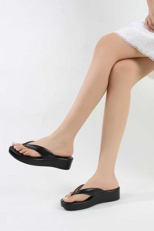 Zeppe Scarpe Black CHC Shoes MY-005 Efashion Paris