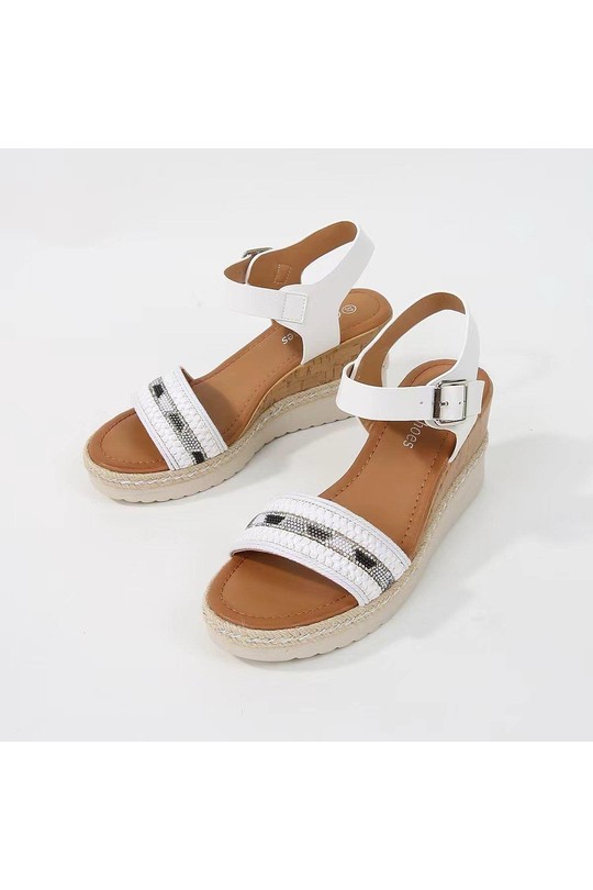 Wedges Shoes Black CHC Shoes LF-001 Efashion Paris