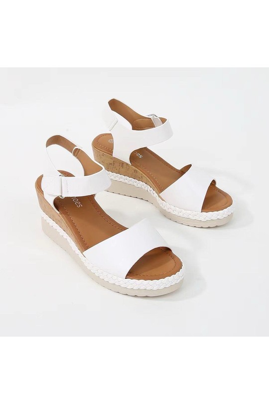 Wedges Shoes Black CHC Shoes LF-002 Efashion Paris