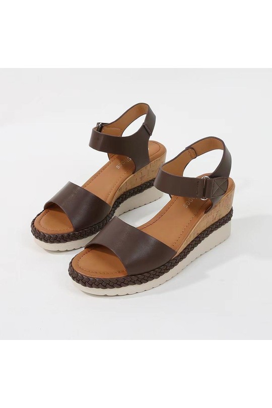 Wedges Shoes Black CHC Shoes LF-002 Efashion Paris