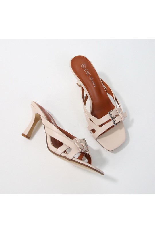 Sandales Chaussures Beige CHC Shoes JL-001 Efashion Paris