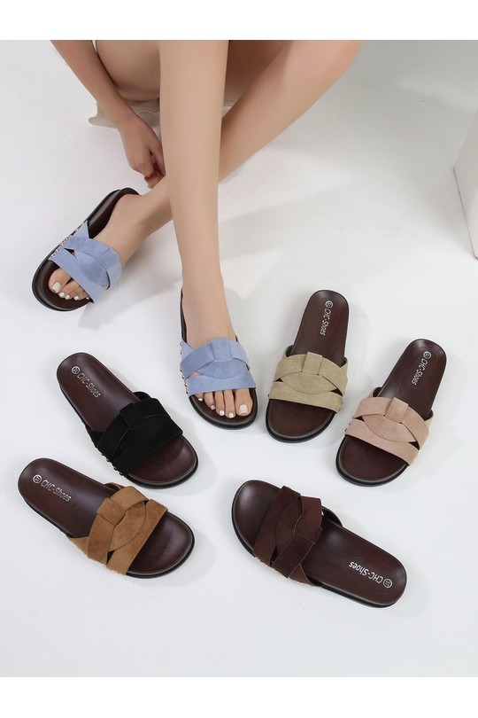 Sandales Chaussures Noir CHC Shoes DF-004 Efashion Paris