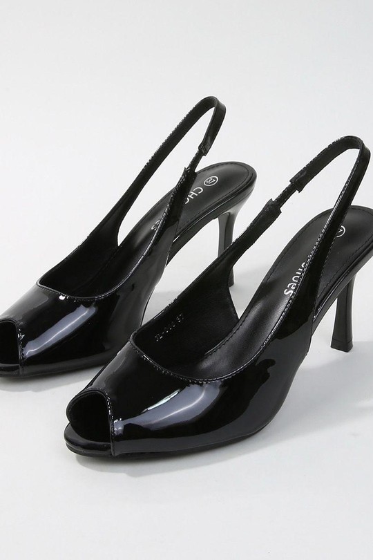 Sandales Chaussures Noir CHC Shoes JL-006 Efashion Paris