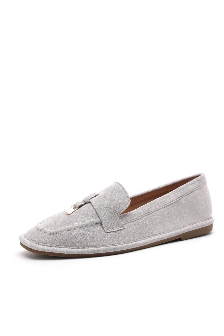 Loafers Shoes Grey CHC Shoes N25-160 #c Efashion Paris