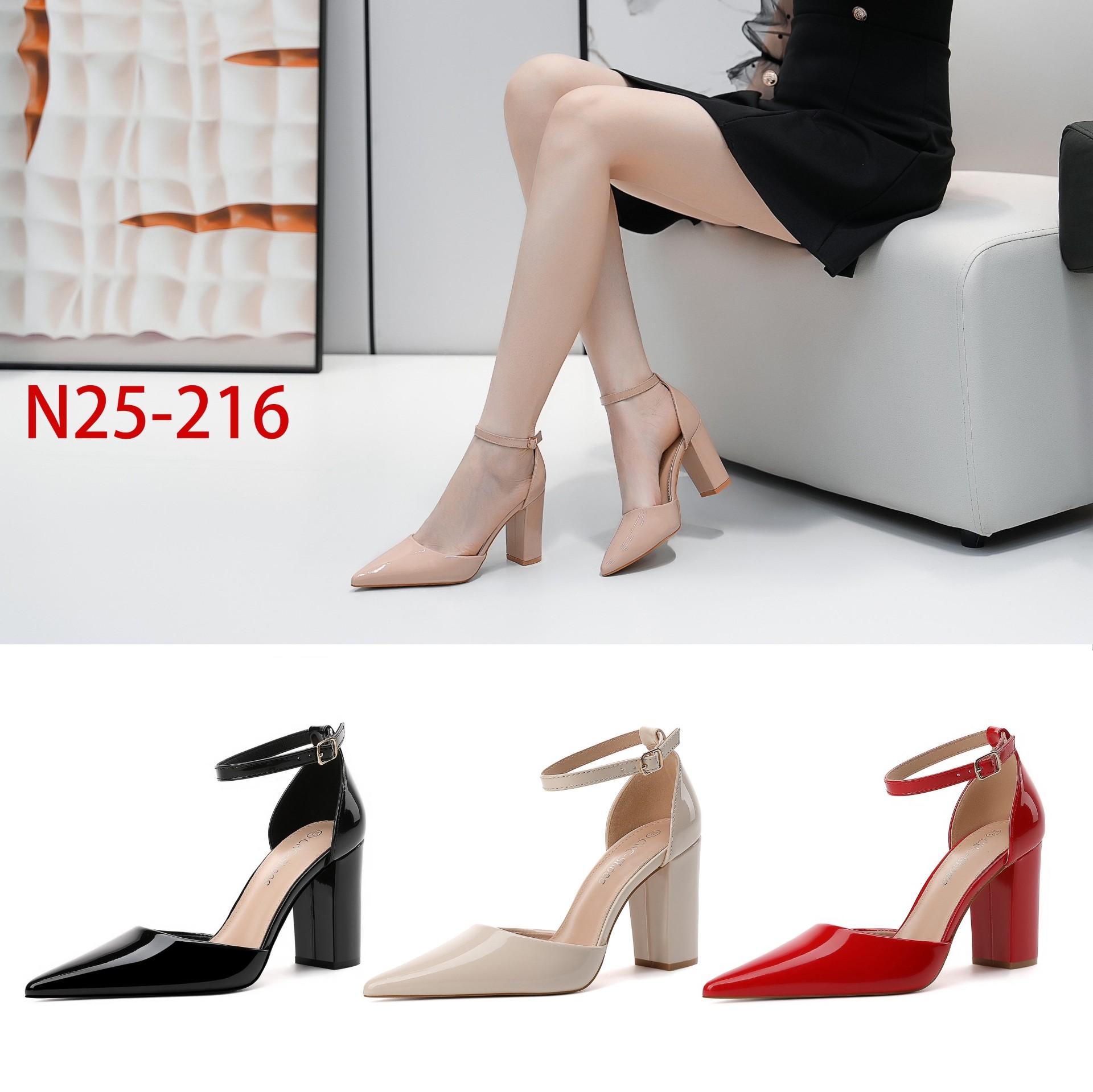 Escarpins Chaussures Noir CHC Shoes N25-216 #c Efashion Paris