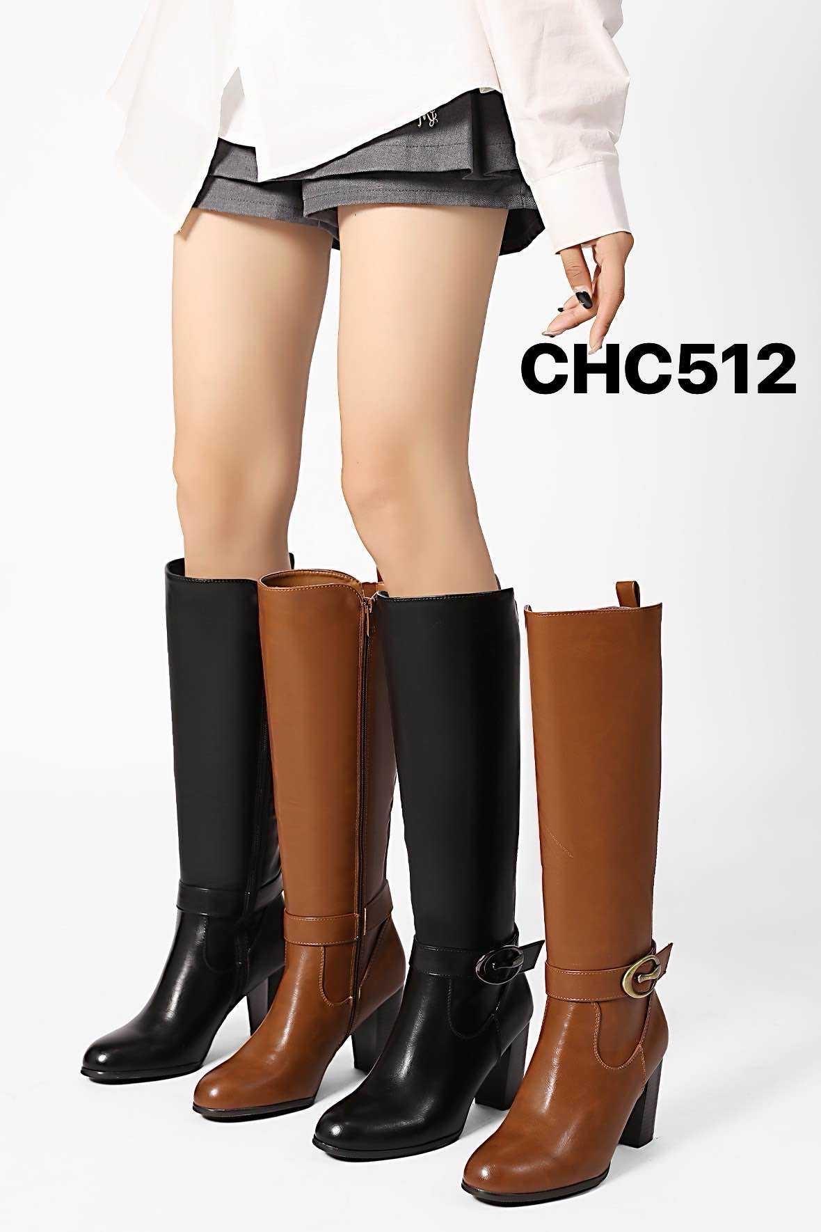 Bottes Chaussures Noir CHC Shoes CHC-512 #c Efashion Paris