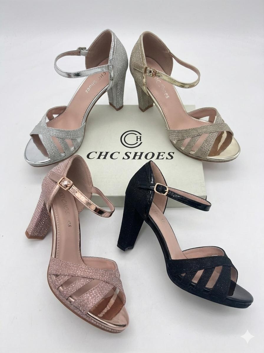 Escarpins Chaussures Noir CHC Shoes N22-875 #c Efashion Paris