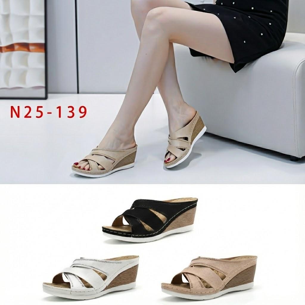 Compensées Chaussures Noir CHC Shoes N25-139 #c Efashion Paris