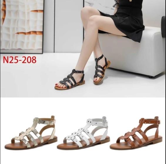 Sandales Chaussures Noir CHC Shoes N25-208 #c Efashion Paris