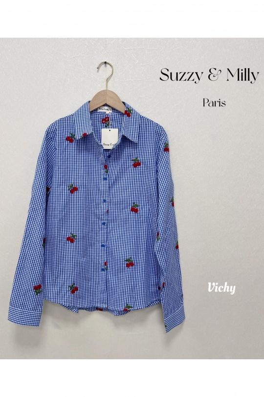 Chemises Femme Bleu Suzzy & Milly 6617-F201 Efashion Paris