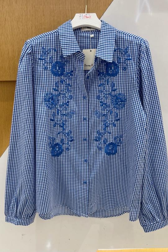 Shirts Women Blue Suzzy & Milly 7571-33 Efashion Paris