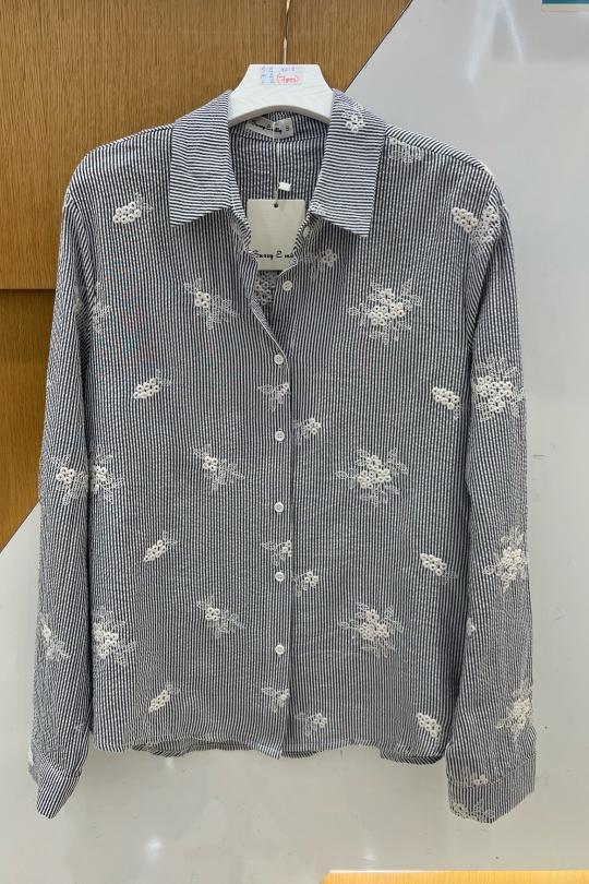 Shirts Women Black Suzzy & Milly 6617-F225 Efashion Paris