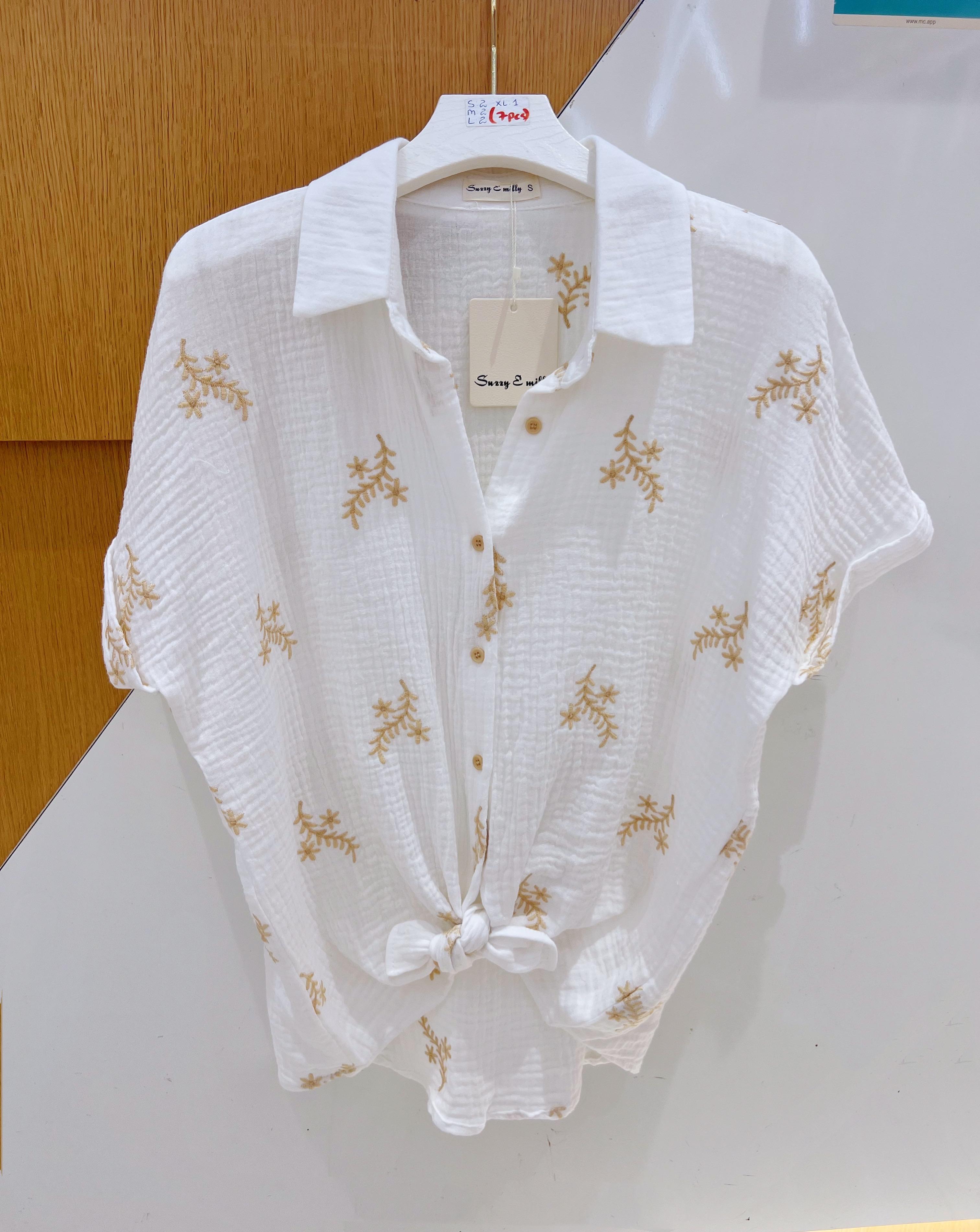 Chemises Femme Blanc Suzzy & Milly 7148-A131* #c Efashion Paris