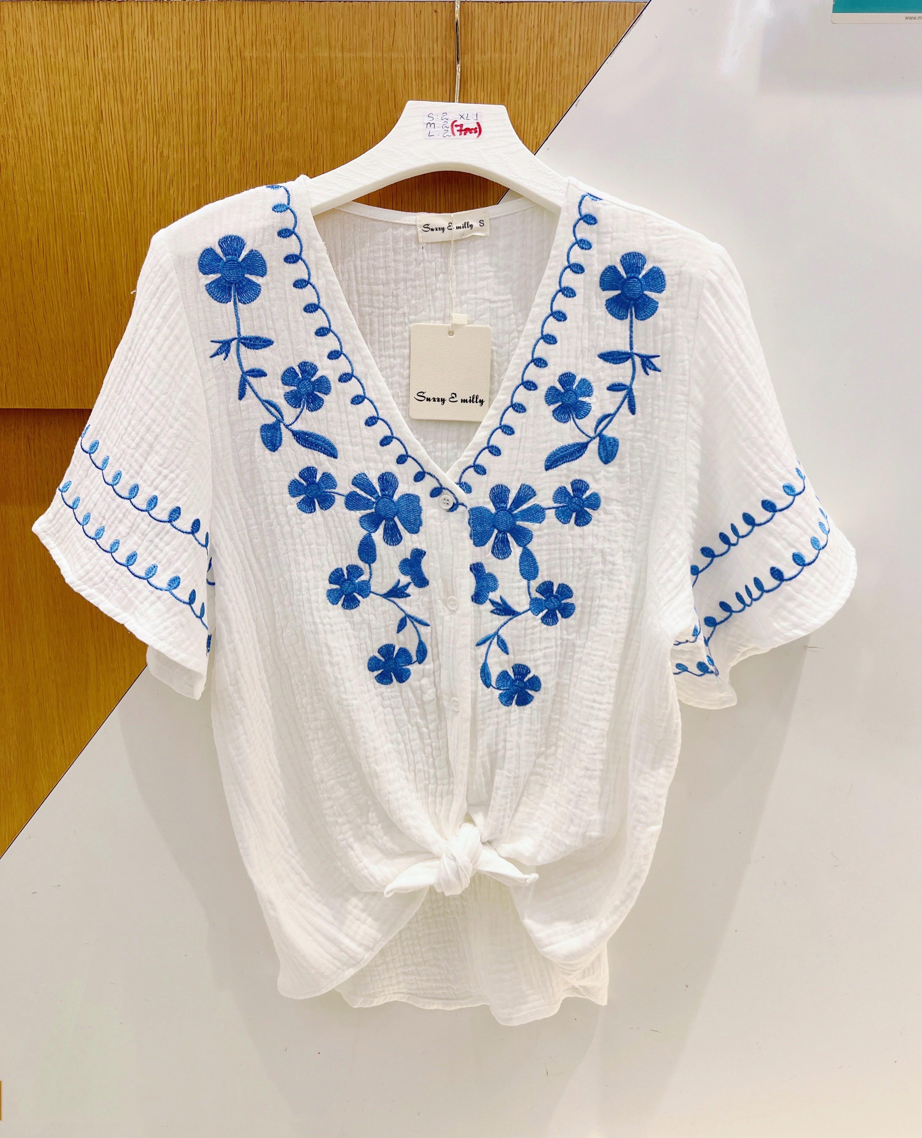 Blouses Femme Blanc Suzzy & Milly 7712 #c Efashion Paris