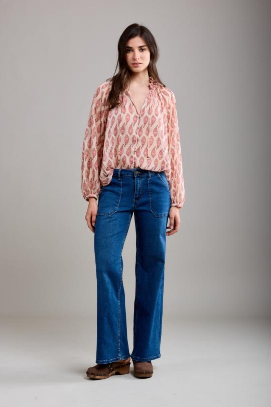 Jeans Femme Bleu jean Toxik3 G0399-2 Efashion Paris