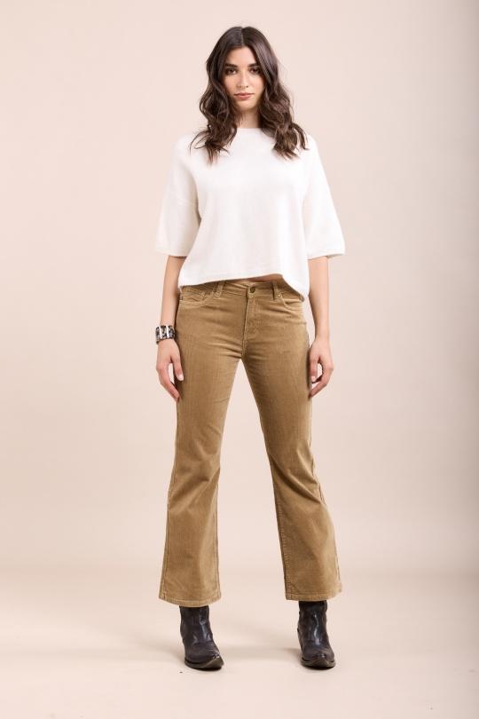 Pantalons Femme Camel Toxik3 H2741-1 Efashion Paris