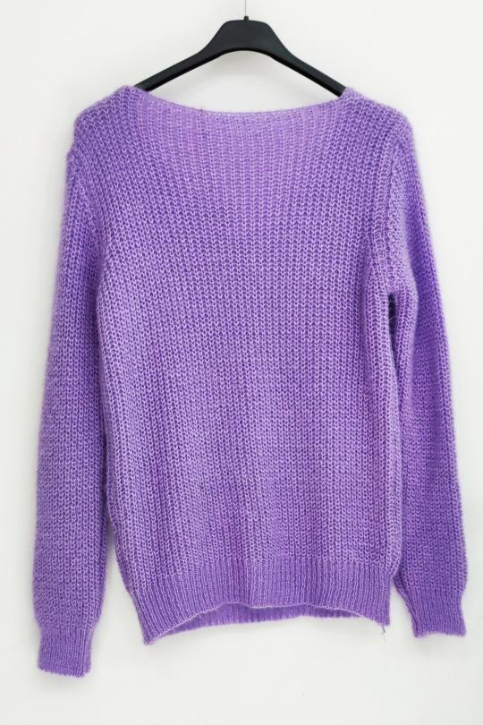 Pulls Femme Noir POMELO PARIS CANDY V Efashion Paris