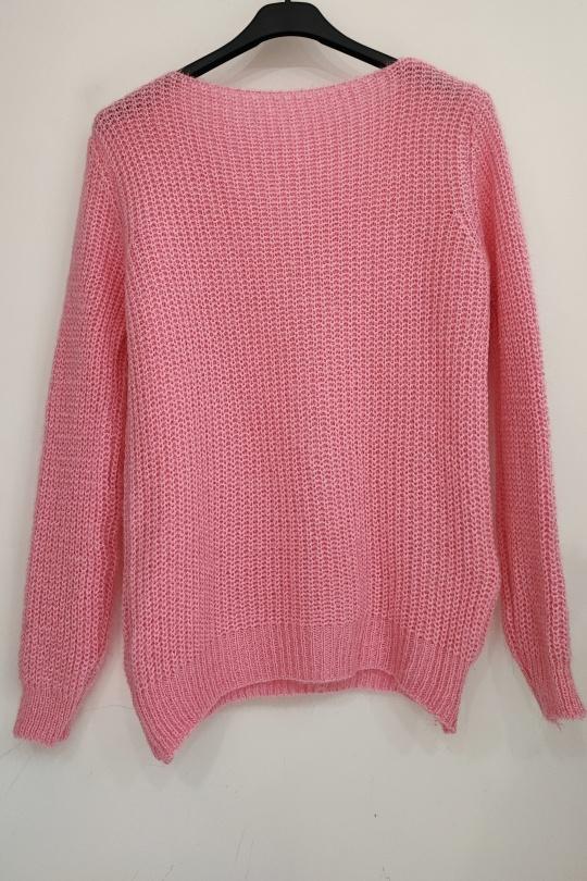 Pulls Femme Noir POMELO PARIS CANDY V Efashion Paris