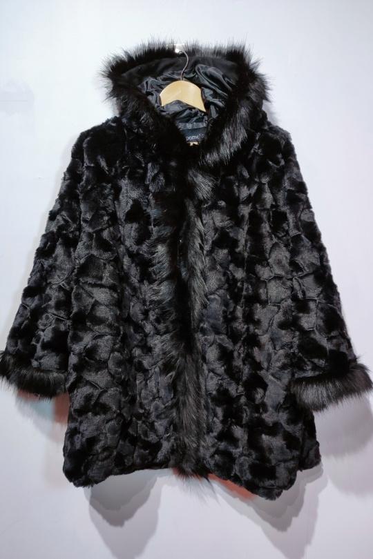 Doudounes Femme Noir POMELO PARIS GLOBAL DOUDOUNE 19085 Efashion Paris