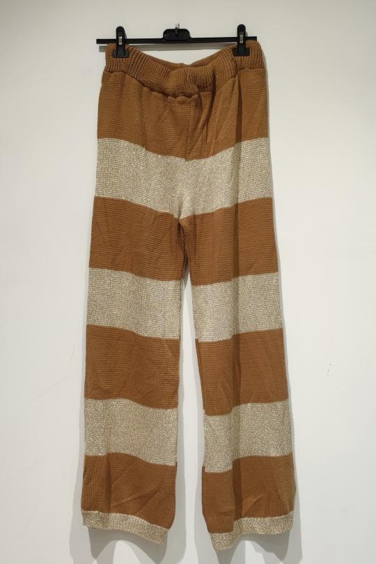 Pantalones Mujer Tan POMELO PARIS MONA PANTALON 23040 NEW COLLECTION Efashion Paris