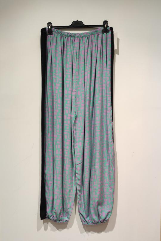 Pantaloni Donna Multicolor POMELO PARIS GO POMELO GT PANTALON 9 - PE25 Efashion Paris
