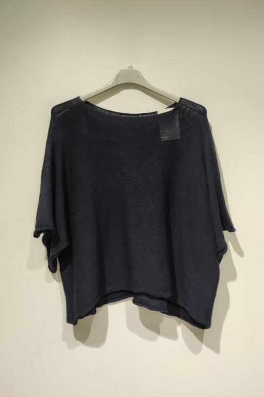 Jerséis Mujer Navy blue POMELO PARIS SYA PULL EVASÉ - PE25 Efashion Paris