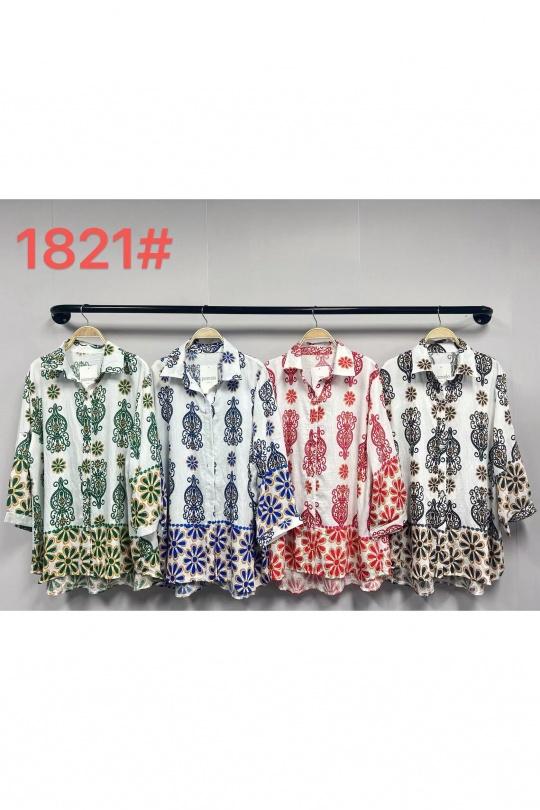 Chemises Femme Kaki POMELO PARIS CN 1821 Efashion Paris